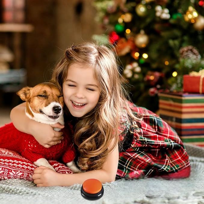 Jouet Interactif pour Chien / ChienParlant / Orange - au royaume des chiens