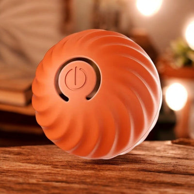 Jouet-interactif-pour chien boule roulante orange