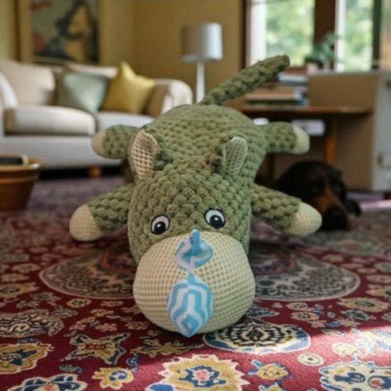 Jouet pour chien - peluche zoo - rhinoceros