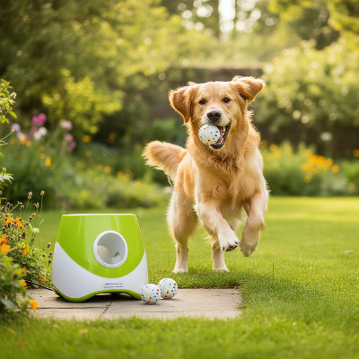 Jouet pour chien - lanceur de balle automatique-Golden Retriever lanceur de balle