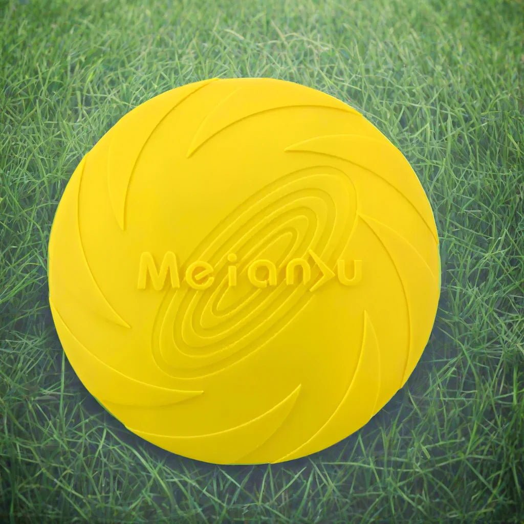Frisbee chien - Jaune - au royaume des chiens