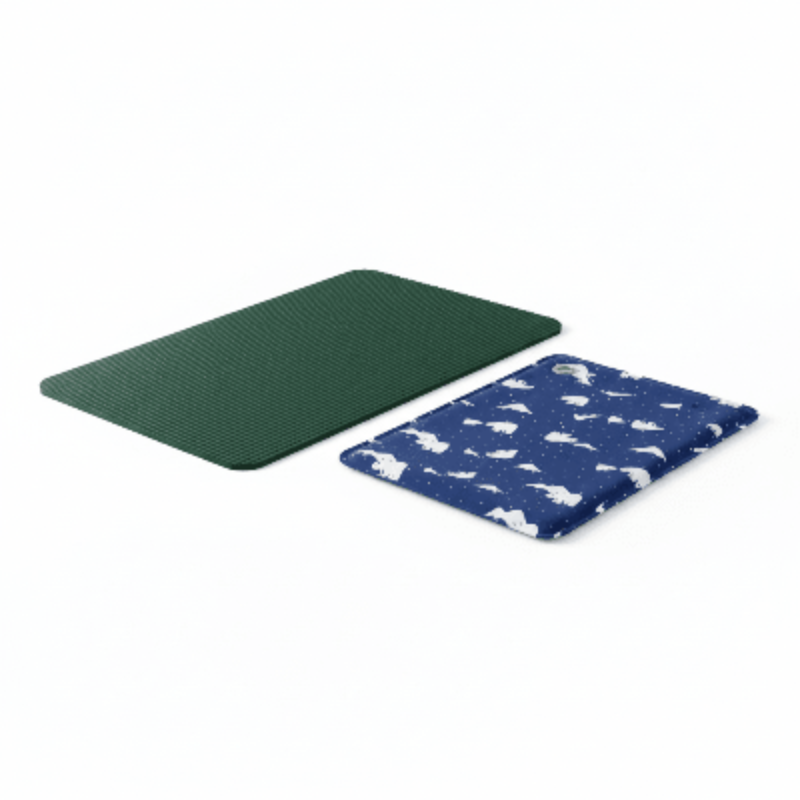 Coffret Yoga intense et fraîcheur - Tapis épais + coussin de glace - au royaume des chiens