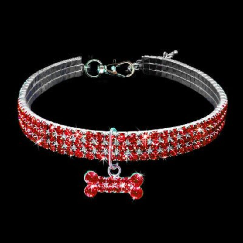 collier-pour-chien-bling-bling-rouge