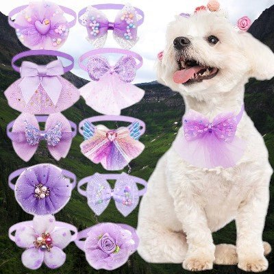 Collier pour chien - dentelles - au royaume des chiens