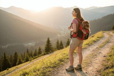 Sac à dos pour chien - pliable respirant - au royaume des chiens