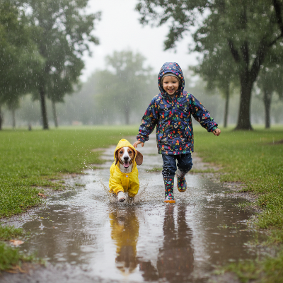 Chien manteau - avec capuche K-WAY léger jaune - Teckel
