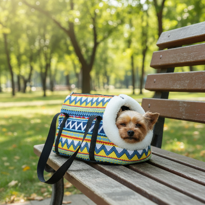 Chien sac de transport - sacoche classique confortable-Yorkshire au parc