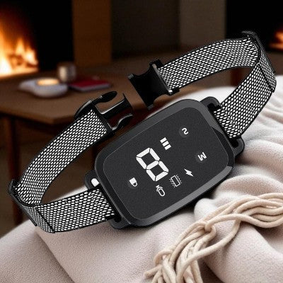 Collier-anti-aboiement-intelligent-blanc