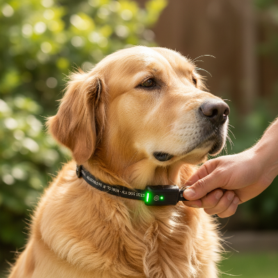 Collier anti aboiement pour chien - clôture - Ajustement du collier, universel toutes tailles