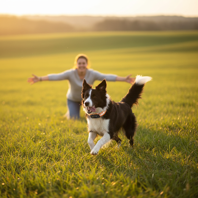 Collier électrique chien - pour dressage-Border Collie rappel