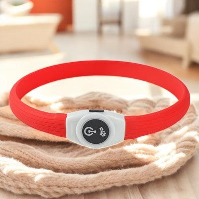 Collier-pour-chien-USB-rouge