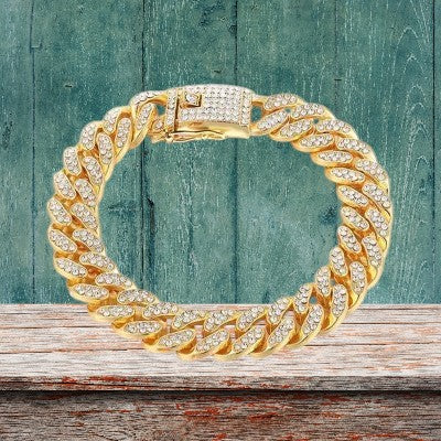 Collier-pour-chien-chaine-or