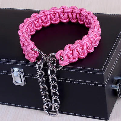 Collier-pour-chien-grande-taille-rose-demo