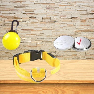 Collier-pour-chien-lumineux-jaune-batterie.