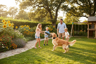 Collier-Anti-Aboiement-pour- Chien - Vibration-et-son-Rechargeable-chien-calme-joue-avec-familles