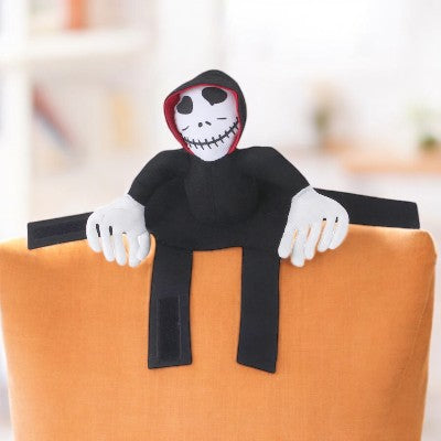 Costume-pour-chien-Cavalier-de-la-mort-devant-montrant-velcro-demo