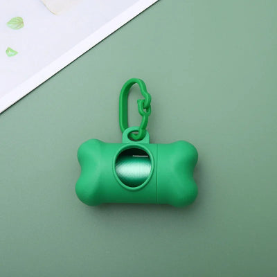 Distributeur de sacs à crottes -vert