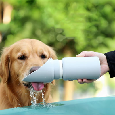 Gourde pour chien - pliable-Démonstration gourde