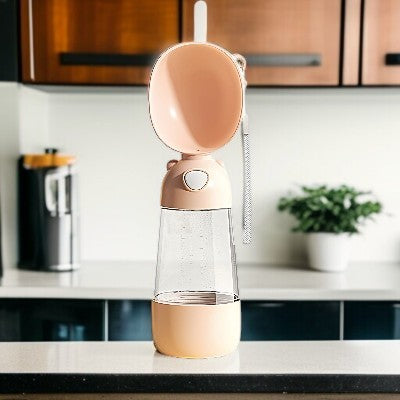 Gourdes-pour-chien-portable-couleur-abricot