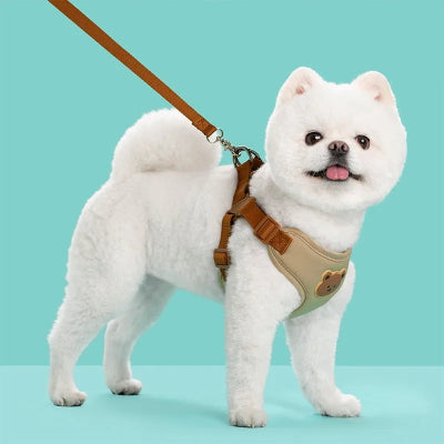 Harnais-petit-chien-laisse-beige-interieur