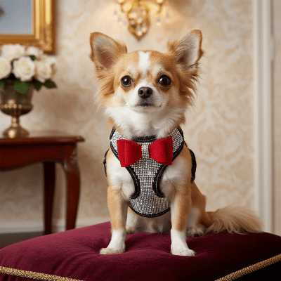 Harnais chien - bling bling - au royaume des chiens