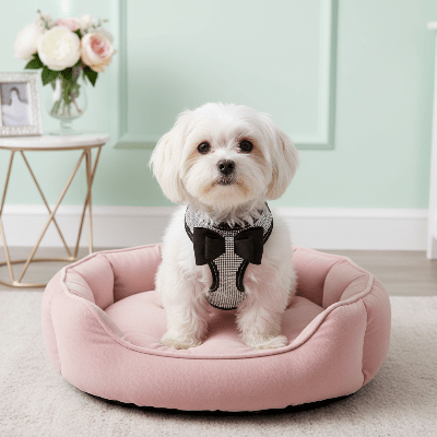 Harnais chien - bling bling - au royaume des chiens