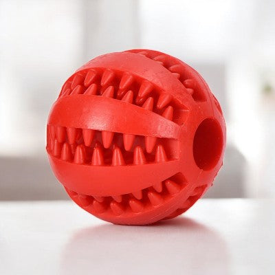 Jouet pour chien - balle interactive en caoutchouc