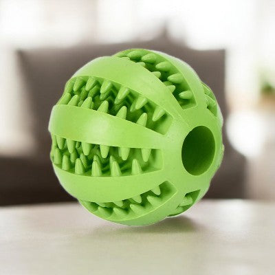 Jouet pour chien - balle interactive en caoutchouc