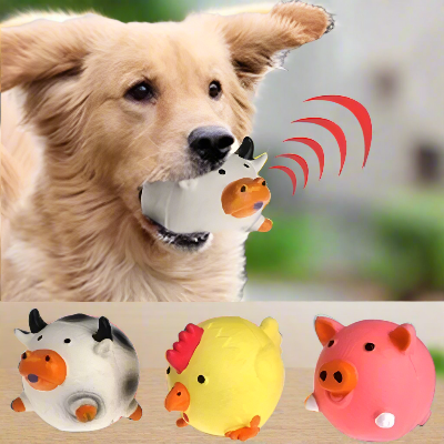 Jouet-pour-chien-bruit-d'animaux-avec-chien-joue-trois-vache-poulet-cochon