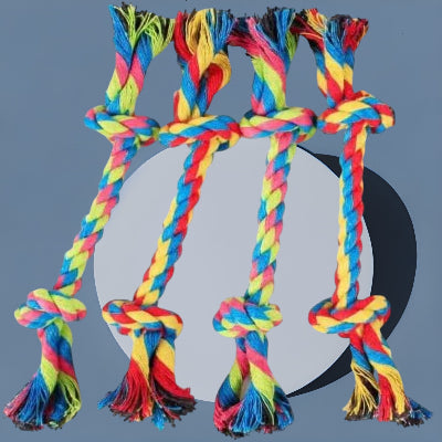 Jouet-pour-chien-corde-quatre-couleurs