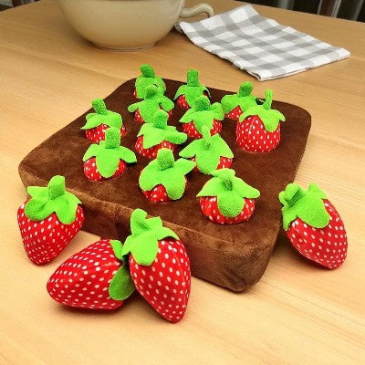Jouet-pour-chien-interactif-tapis-renifler-fraises