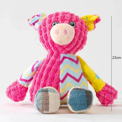 Jouet-pour-chien-peluche-animaux-cochon-23cm