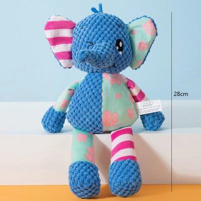 Jouet-pour-chien-peluche-animaux-elephant-28cm