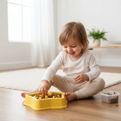 Jouet pour chien - gamelle anti etouffement-Enfant et gamelle étoile