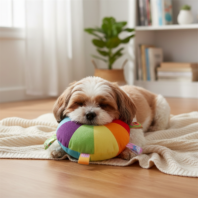 Jouet interactif pour chien - soucoupe volante-Shih Tzu