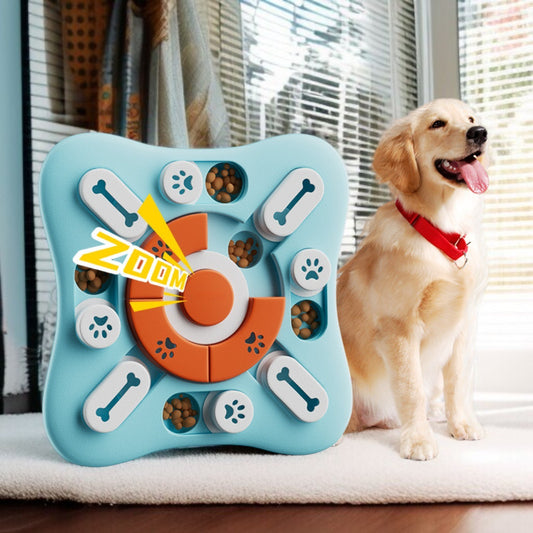 Jouet intéractif pour chien - distributeur de croquette