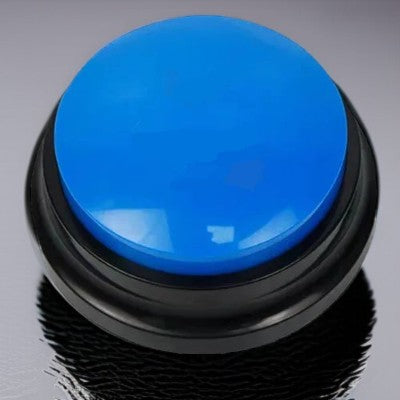 Jouets-pour-chien-bouton-communication-bleue