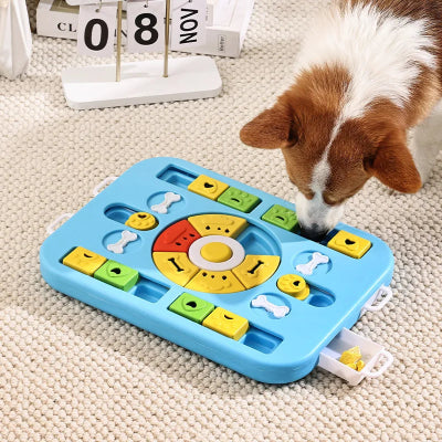 Jouets interactifs pour chiens - Intelligents puzzle d'enrichissement-chien-joue-salon