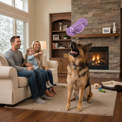 Jouets pour chien  - sandale-Famille Berger sandale violette