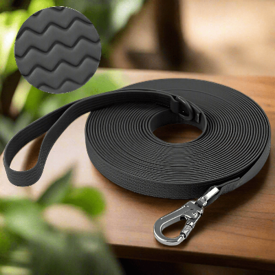 Laisse-pour-chien-silicone-noir