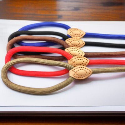 Laisse chien - corde nylon-cinqt-couleurs-1.5m