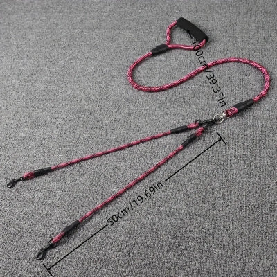 Laisse pour chien / marche rose