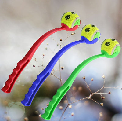 Lanceur-de-balle-pour-chien-Tennis-avec-balles