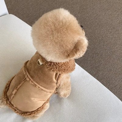 Manteau pour chien - imperméable chaud avec harnais intégré- manteau-beau