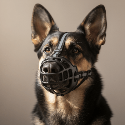 Muselière pour chien - panier anti-morsure anti-aboiement - au royaume des chiens