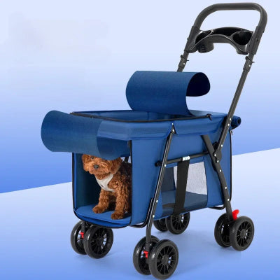 Poussette pour chien  - pliable et légere-chiens-interieur