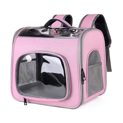 Sac de transport pour animaux de compagnie, sac à dos de voyage en plein air pour chats, petits chiens, sac de transport respirant pour chats, adapté aux chats de moins de 7,5 kg - au royaume des chiens