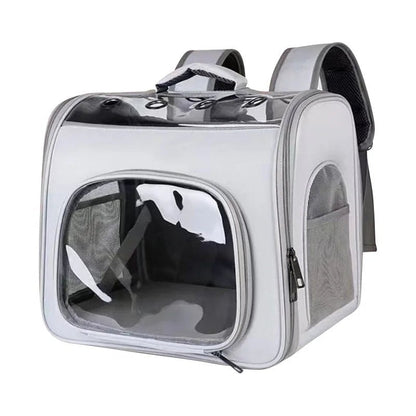 Sac de transport pour animaux de compagnie, sac à dos de voyage en plein air pour chats, petits chiens, sac de transport respirant pour chats, adapté aux chats de moins de 7,5 kg - au royaume des chiens