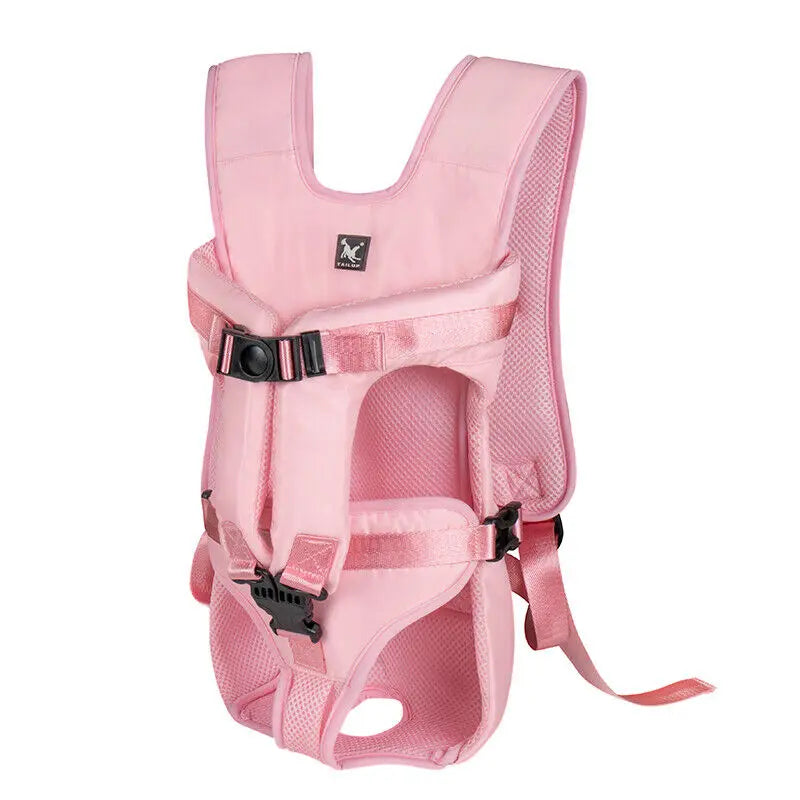 Front-opening pet carrier backpacks, adjustable hands-free dog backpack for small dogs, medium-sized cats, breathable outdoor travel carrier bags