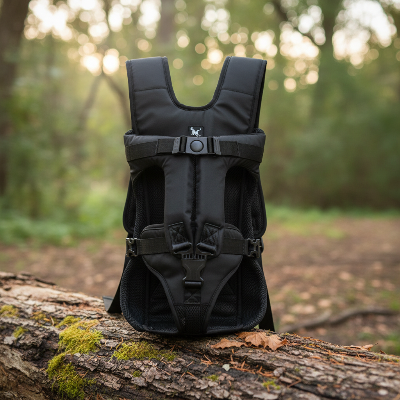 Sac à dos chien - bandouliere-noir